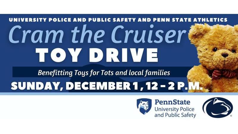  University Police partnering with Athletics for 'Cram the Cruiser' event Dec. 1 